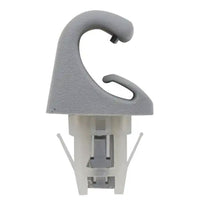Toyota Hook Holder Clip Bracket Hanger Driver or Passenger Sun Visor Shade Replacement Roof Attachment Gray - Oemusedautoparts1.com