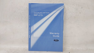 2006 Ford Fusion Owners Manual Book Guide OEM Used Auto Parts - Oemusedautoparts1.com