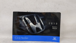 2010 Honda Civic Owners Manual Book Guide OEM Used Auto Parts - Oemusedautoparts1.com