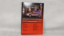 2004 Pontiac Montana Owners Manual Book Guide OEM Used Auto Parts - Oemusedautoparts1.com