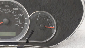 2008 Subaru Impreza Instrument Cluster Speedometer Gauges P/N:8502FG100 Fits OEM Used Auto Parts - Oemusedautoparts1.com