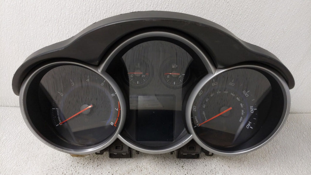 2013-2014 Chevrolet Cruze Instrument Cluster Speedometer Gauges P/N:95129378 Fits 2013 2014 OEM Used Auto Parts - Oemusedautoparts1.com