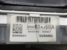 2010 Subaru Legacy Instrument Cluster Speedometer Gauges P/N:PN:5003AJ60A Fits OEM Used Auto Parts - Oemusedautoparts1.com