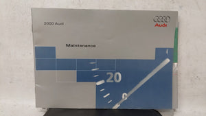 2000 Audi A4 Owners Manual Book Guide OEM Used Auto Parts - Oemusedautoparts1.com