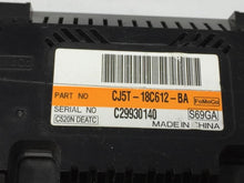 2013 Ford Escape Climate Control Module Temperature AC/Heater Replacement P/N:CJ5T-18C612-BA Fits OEM Used Auto Parts - Oemusedautoparts1.com