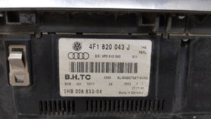 2005 Audi A6 Ac Heater Climate Control 4f1 820 043 J 107193 - Oemusedautoparts1.com