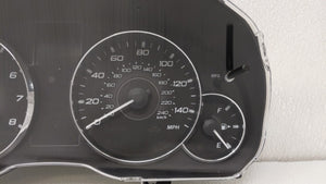 2012 Subaru Legacy Instrument Cluster Speedometer Gauges P/N:85003AJ61A 85003AJ61A Fits OEM Used Auto Parts - Oemusedautoparts1.com