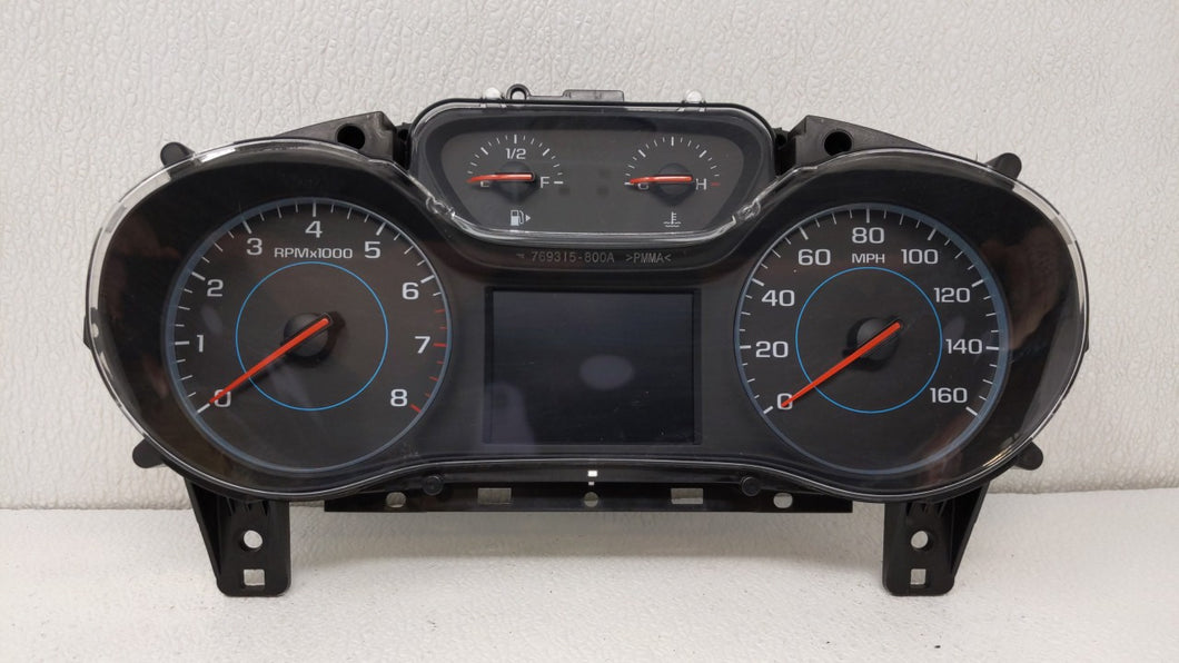 2018 Chevrolet Cruze Instrument Cluster Speedometer Gauges P/N:39084636 42668707 Fits OEM Used Auto Parts - Oemusedautoparts1.com