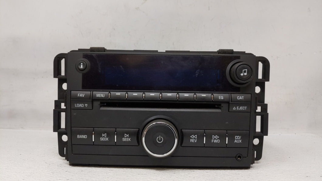 2009 Chevrolet Impala Radio AM FM Cd Player Receiver Replacement P/N:20756284 20756284 Fits OEM Used Auto Parts - Oemusedautoparts1.com