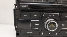 2013-2015 Honda Civic Radio AM FM Cd Player Receiver Replacement P/N:39100-TR3-A314-M1 39100-TS8-L314-M1 Fits 2013 2014 2015 OEM Used Auto Parts - Oemusedautoparts1.com