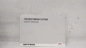 2016 Kia Optima Owners Manual Book Guide OEM Used Auto Parts - Oemusedautoparts1.com