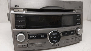 2010-2012 Subaru Legacy Radio AM FM Cd Player Receiver Replacement P/N:86201AJ64A Fits 2010 2011 2012 OEM Used Auto Parts - Oemusedautoparts1.com