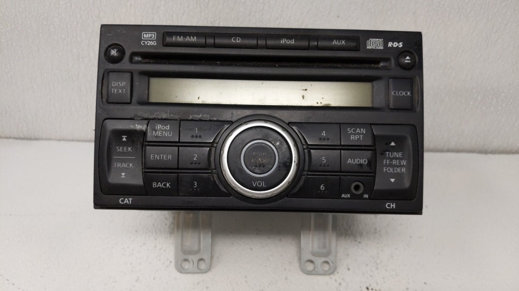 2011-2015 Nissan Rogue Radio AM FM Cd Player Receiver Replacement P/N:28185 1VK1A 28185 1VX2A Fits 2011 2012 2013 2014 2015 OEM Used Auto Parts - Oemusedautoparts1.com