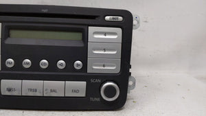 2010 Volkswagen Jetta Radio AM FM Cd Player Receiver Replacement P/N:1K0 035 180 1K0 035 161 D Fits 2011 OEM Used Auto Parts - Oemusedautoparts1.com