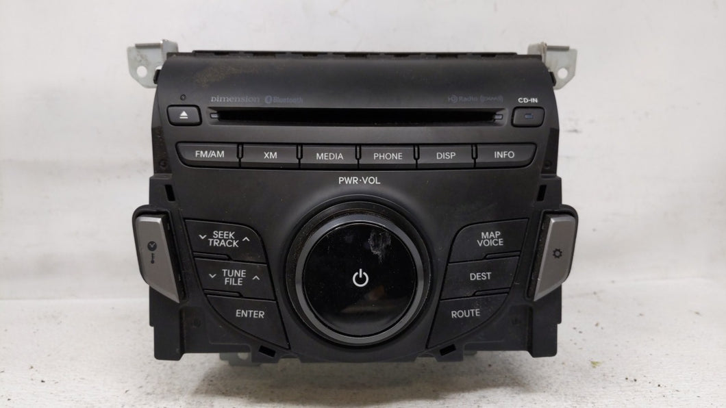 2012-2014 Hyundai Azera Radio AM FM Cd Player Receiver Replacement P/N:96560-3V4514X Fits 2012 2013 2014 OEM Used Auto Parts - Oemusedautoparts1.com