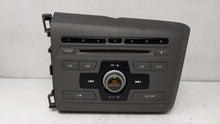 2012 Honda Civic Radio AM FM Cd Player Receiver Replacement P/N:39100-TR0-A315-M1 Fits OEM Used Auto Parts - Oemusedautoparts1.com