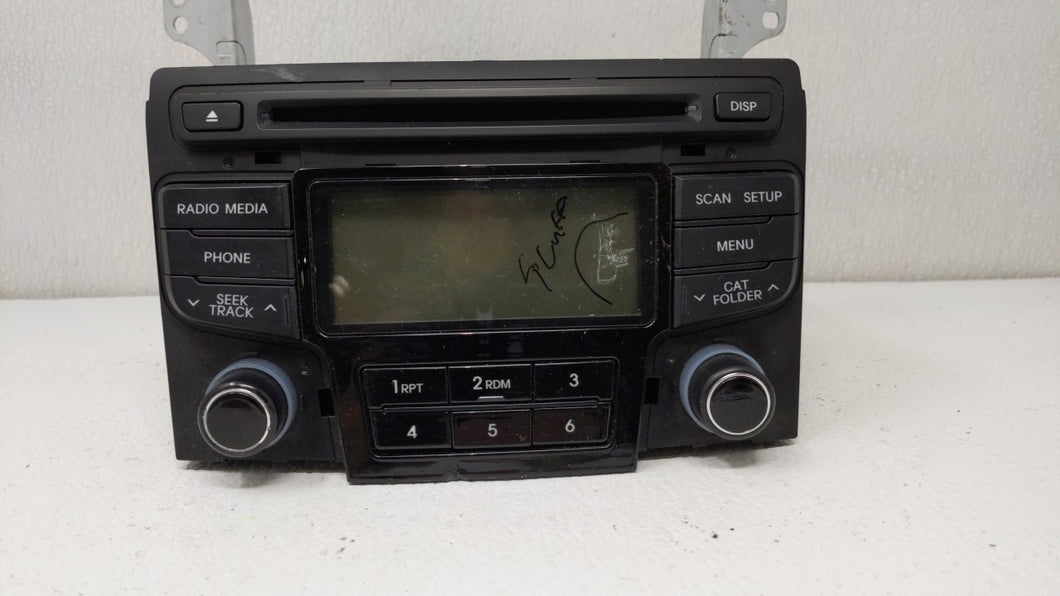 2012-2015 Hyundai Sonata Radio AM FM Cd Player Receiver Replacement P/N:96180-3Q6004X 96180-3Q600 Fits 2012 2013 2014 2015 OEM Used Auto Parts