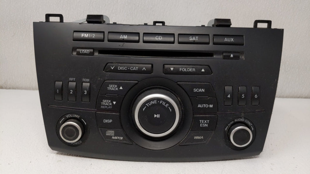 2012-2013 Mazda 3 Am Fm Cd Player Radio Receiver 109604 - Oemusedautoparts1.com