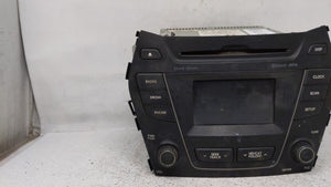 2013-2014 Hyundai Santa Fe Radio AM FM Cd Player Receiver Replacement P/N:96180-4Z1004X 96170-4Z1014X Fits 2013 2014 OEM Used Auto Parts - Oemusedautoparts1.com