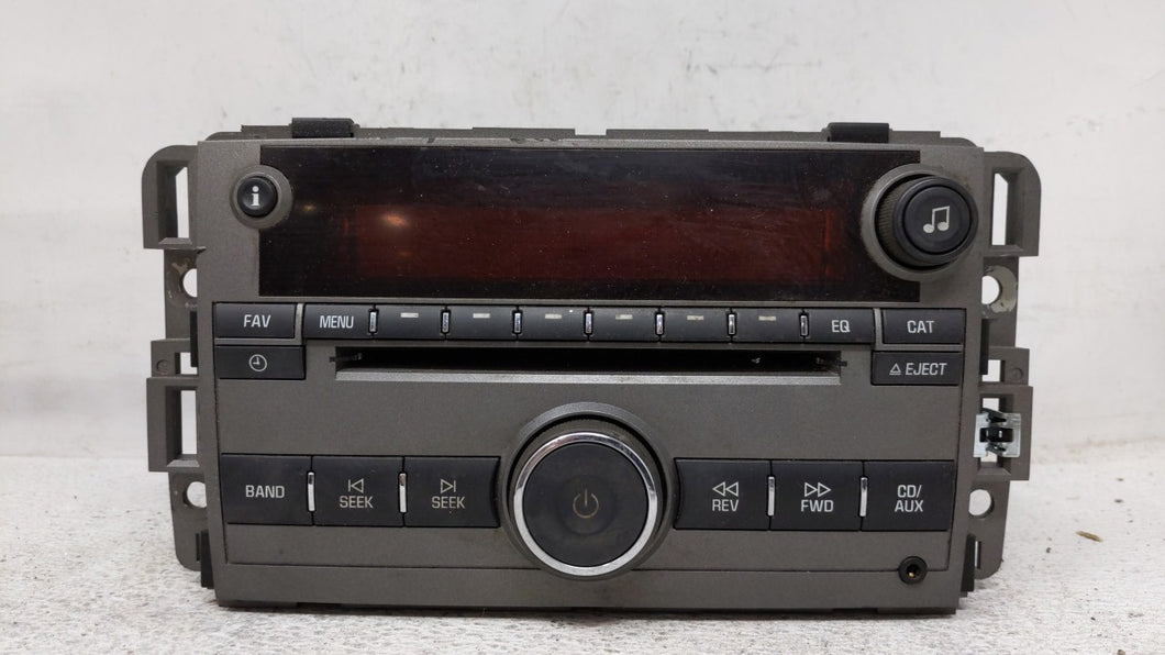 2009-2009 Saturn Vue Am Fm Cd Player Radio Receiver 110206 - Oemusedautoparts1.com