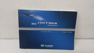 2012 Kia Optima Owners Manual Book Guide OEM Used Auto Parts - Oemusedautoparts1.com