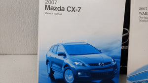 2007 Mazda Cx-7 Owners Manual Book Guide OEM Used Auto Parts - Oemusedautoparts1.com