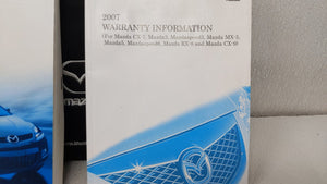 2007 Mazda Cx-7 Owners Manual Book Guide OEM Used Auto Parts - Oemusedautoparts1.com