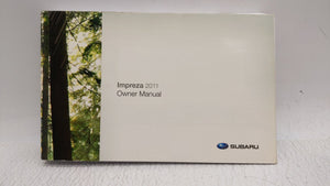 2011 Subaru Impreza Owners Manual Book Guide OEM Used Auto Parts - Oemusedautoparts1.com