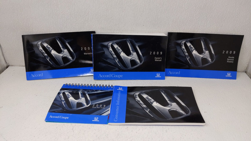 2009 Honda Accord Owners Manual Book Guide OEM Used Auto Parts - Oemusedautoparts1.com