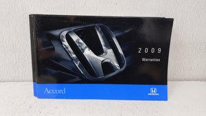 2009 Honda Accord Owners Manual Book Guide OEM Used Auto Parts - Oemusedautoparts1.com