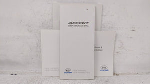 2015 Hyundai Accent Owners Manual Book Guide OEM Used Auto Parts - Oemusedautoparts1.com