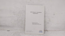 2015 Hyundai Accent Owners Manual Book Guide OEM Used Auto Parts - Oemusedautoparts1.com