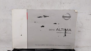 2010 Nissan Altima Owners Manual Book Guide OEM Used Auto Parts - Oemusedautoparts1.com