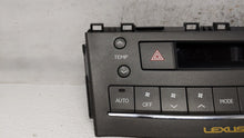 2010-2012 Lexus Hs250h Climate Control Module Temperature AC/Heater Replacement P/N:84010-75040 Fits 2010 2011 2012 OEM Used Auto Parts - Oemusedautoparts1.com