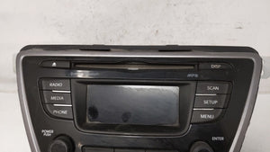 2013 Hyundai Elantra Radio AM FM Cd Player Receiver Replacement P/N:96170-3X165 96170-3X161RA5 Fits OEM Used Auto Parts