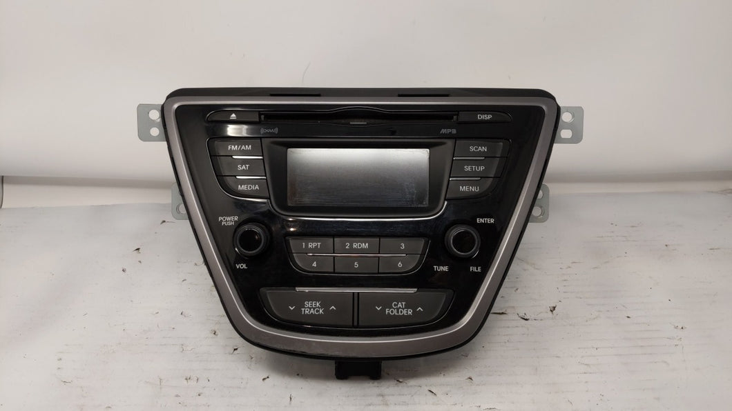 2013 Hyundai Elantra Radio AM FM Cd Player Receiver Replacement P/N:96170-3X155RA5,96170-3X155RA5 96170-3X155 Fits OEM Used Auto Parts