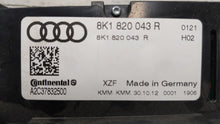2013-2016 Audi A4 Climate Control Module Temperature AC/Heater Replacement P/N:8K1 820 043 R Fits 2013 2014 2015 2016 2017 OEM Used Auto Parts - Oemusedautoparts1.com