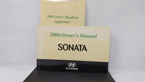 2004 Hyundai Sonata Owners Manual Book Guide OEM Used Auto Parts - Oemusedautoparts1.com