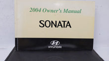 2004 Hyundai Sonata Owners Manual Book Guide OEM Used Auto Parts - Oemusedautoparts1.com