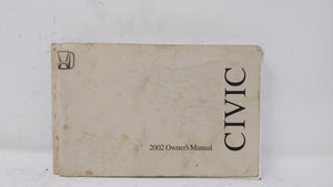 2002 Honda Civic Owners Manual Book Guide OEM Used Auto Parts - Oemusedautoparts1.com