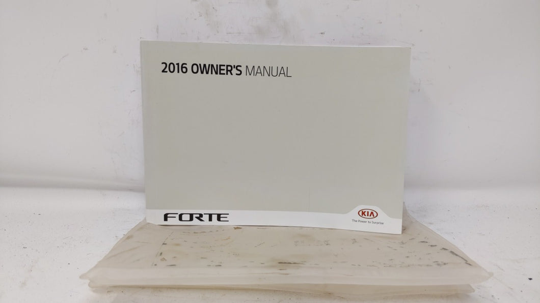 2016 Kia Forte Owners Manual Book Guide OEM Used Auto Parts - Oemusedautoparts1.com