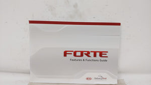 2016 Kia Forte Owners Manual Book Guide OEM Used Auto Parts - Oemusedautoparts1.com