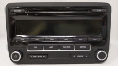 2011-2014 Volkswagen Jetta Radio AM FM Cd Player Receiver Replacement P/N:1K0 035 164 D 28352655 Fits OEM Used Auto Parts