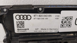 2009-2012 Audi A4 Climate Control Module Temperature AC/Heater Replacement P/N:8T1 82 043 AQ 8T1 820 043 AN Fits OEM Used Auto Parts