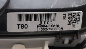 2014-2016 Hyundai Elantra Instrument Cluster Speedometer Gauges P/N:94004-3X210 94004-3Y010 Fits 2014 2015 2016 OEM Used Auto Parts - Oemusedautoparts1.com