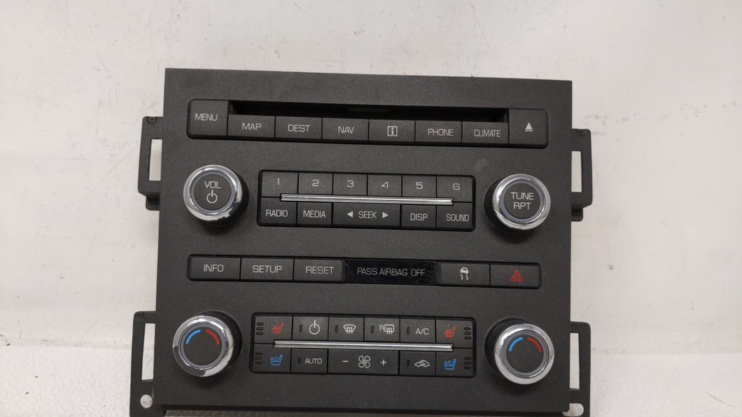 2010-2010 Lincoln Mks Radio Control Panel