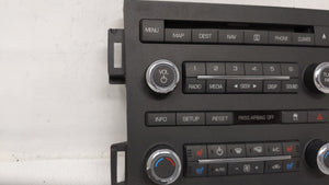 2010-2010 Lincoln Mks Radio Control Panel