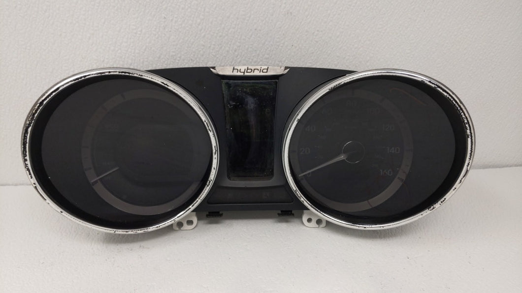 2011-2015 Hyundai Sonata Instrument Cluster Speedometer Gauges P/N:94001-4R003 94001-4R002 Fits 2011 2012 2013 2014 2015 OEM Used Auto Parts - Oemusedautoparts1.com