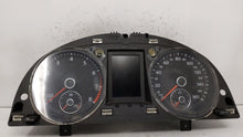 2009-2010 Volkswagen Cc Instrument Cluster Speedometer Gauges P/N:3C8920970J Fits 2009 2010 OEM Used Auto Parts - Oemusedautoparts1.com