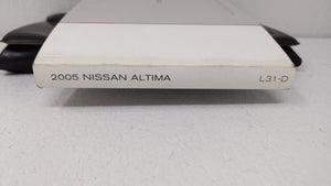 2005 Nissan Altima Owners Manual Book Guide OEM Used Auto Parts - Oemusedautoparts1.com